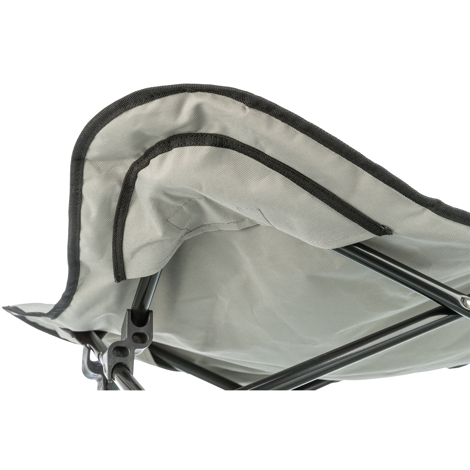 Cama de camping para perros, gris oscuro/azul petróleo, 69 x 20 x 69 cm