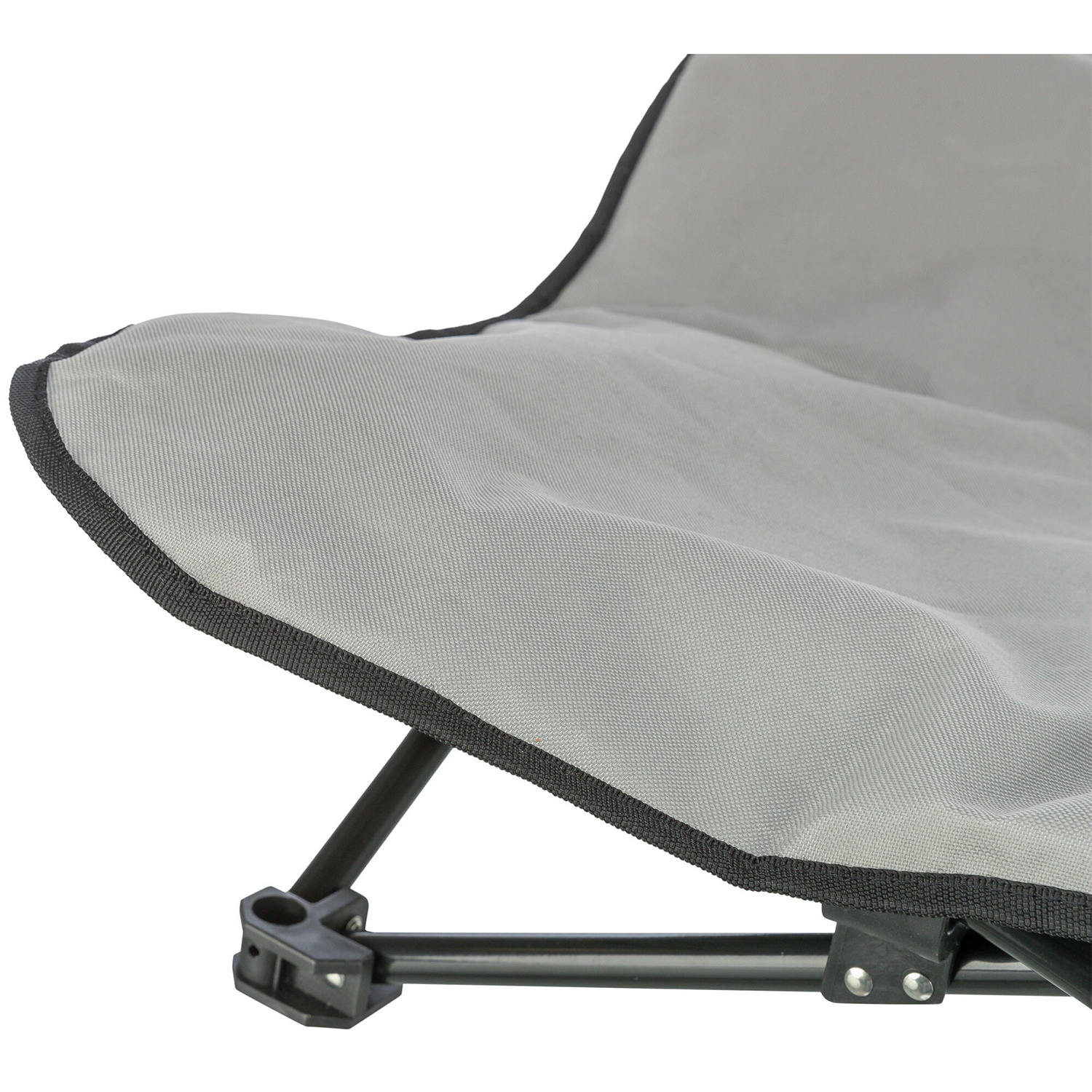 Cama de camping para perros, gris oscuro/azul petróleo, 69 x 20 x 69 cm