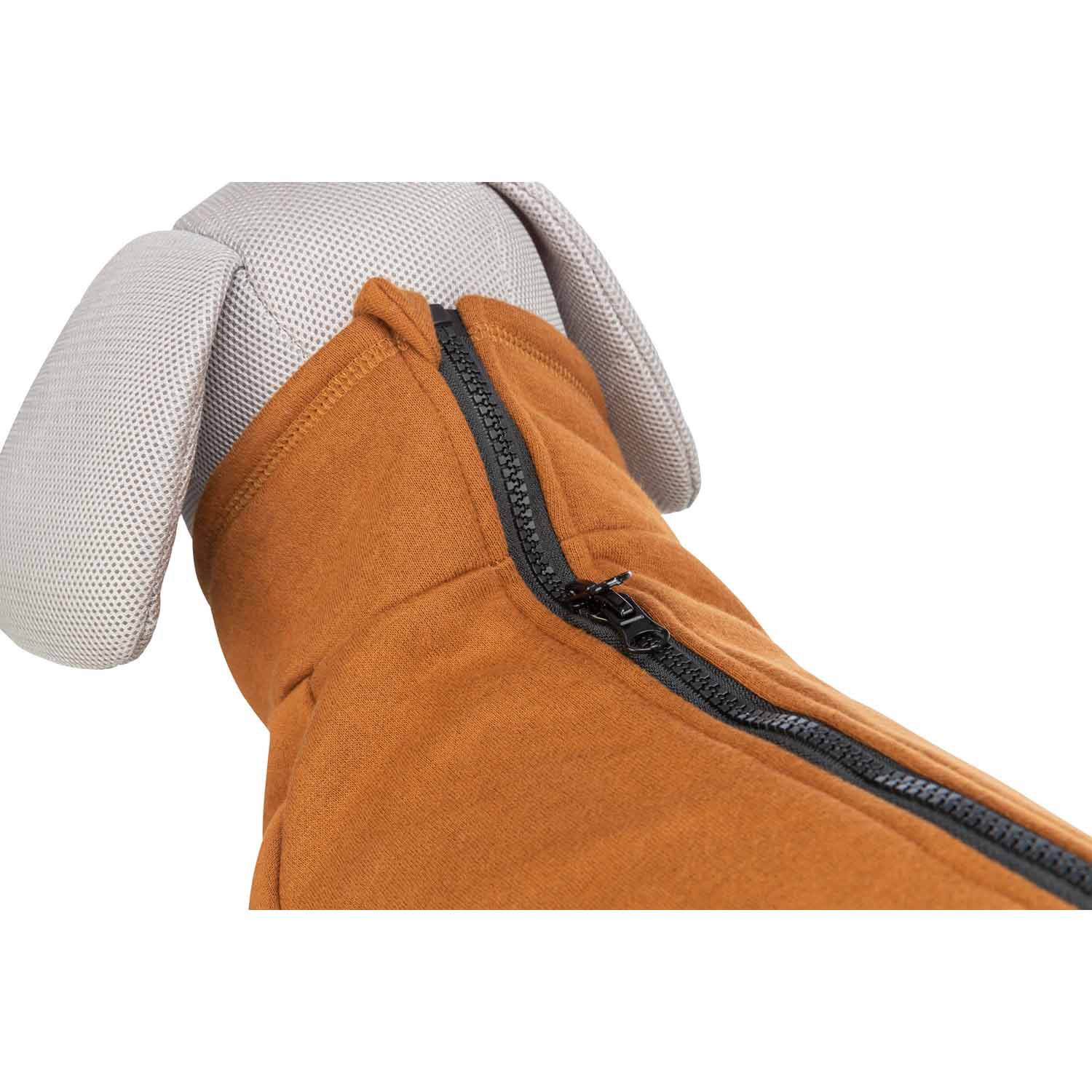 Sudadera Amsterdam estilo urbano,  XXS: 24 cm, óxido
