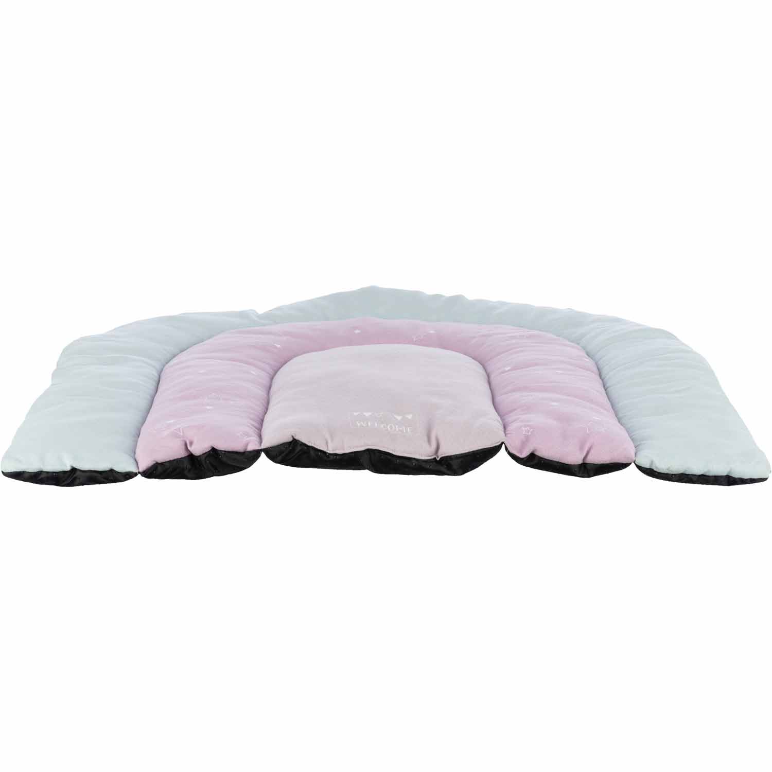 Junior Colchoneta Patchwork, menta/lila/rosa, 68 x 62 cm