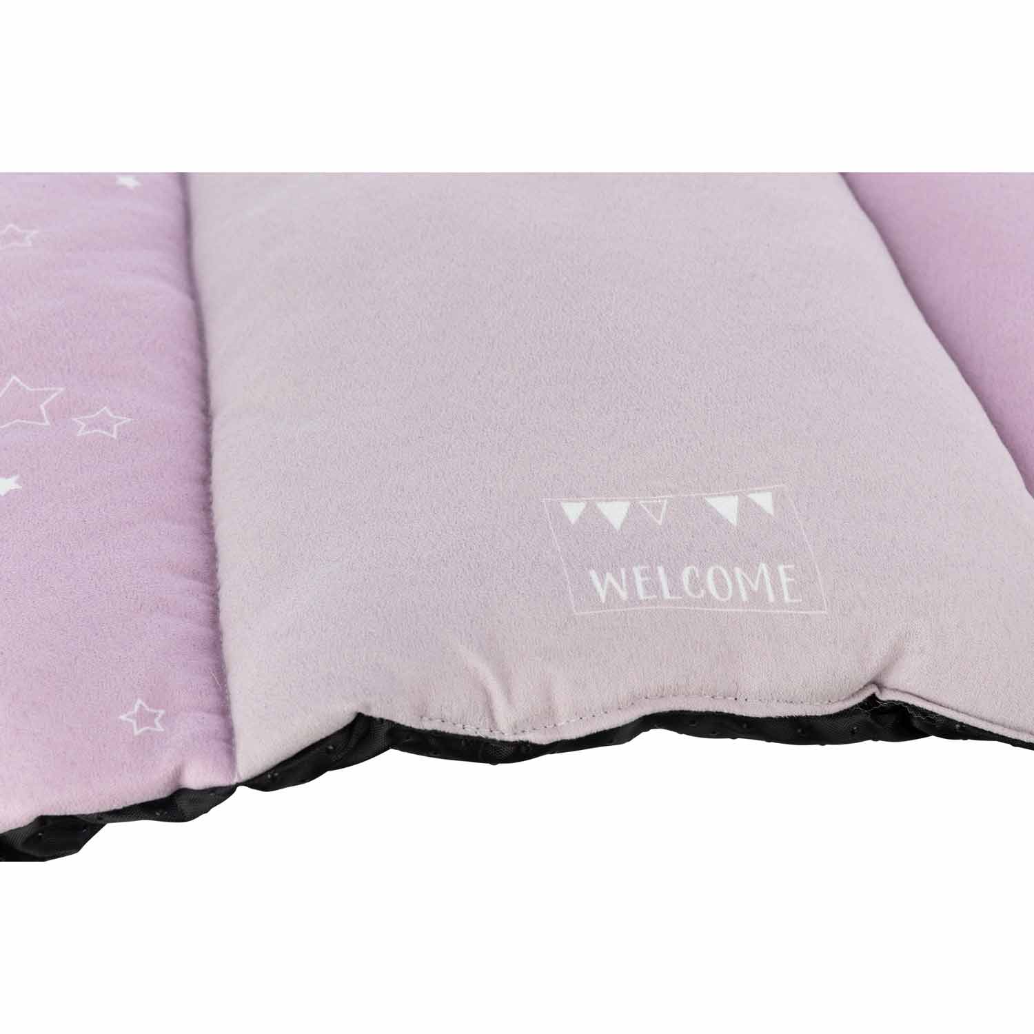 Junior Colchoneta Patchwork, menta/lila/rosa, 68 x 62 cm