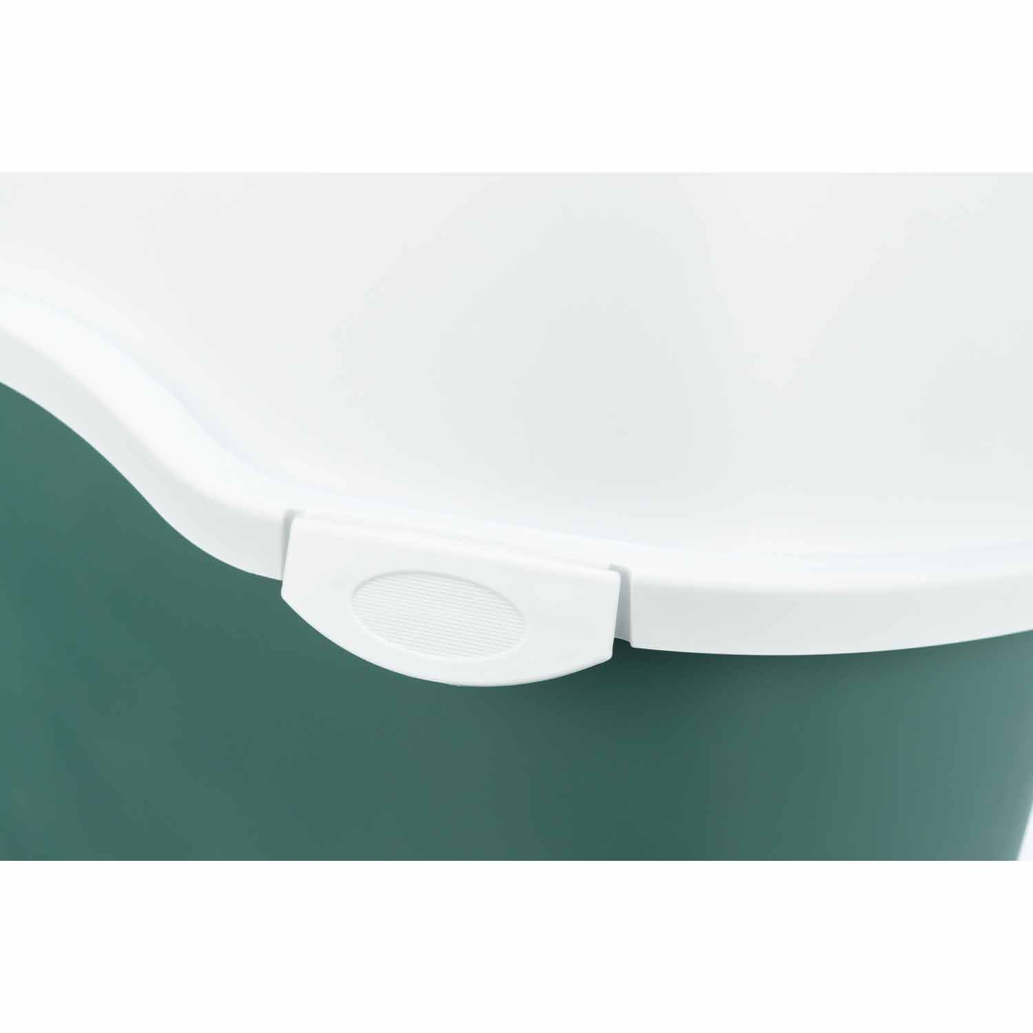 Bandeja Higiénica Davio Top para gatos, verde/blanco, 56 x 39 x 39 cm