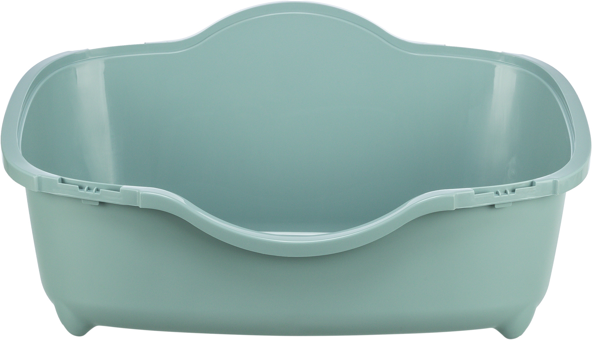 Bandeja Higiénica Davio Top para gatos, verde/blanco, 56 x 39 x 39 cm