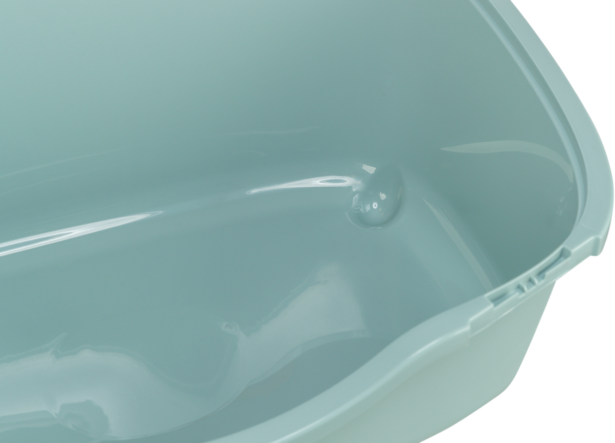 Bandeja Higiénica Davio Top para gatos, verde/blanco, 56 x 39 x 39 cm