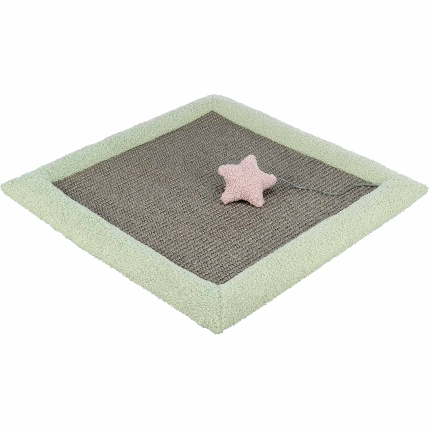 Junior Alfombrilla Rascadora, gris/menta, 47 x 47 cm