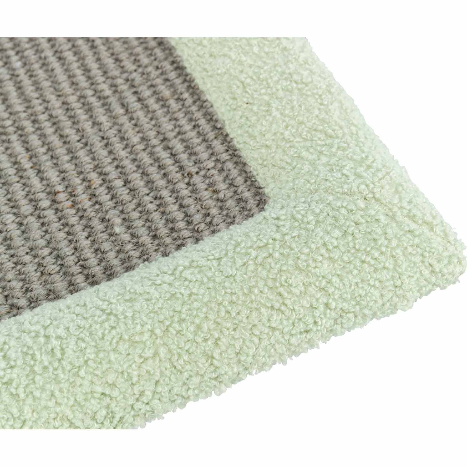 Junior Alfombrilla Rascadora, gris/menta, 47 x 47 cm