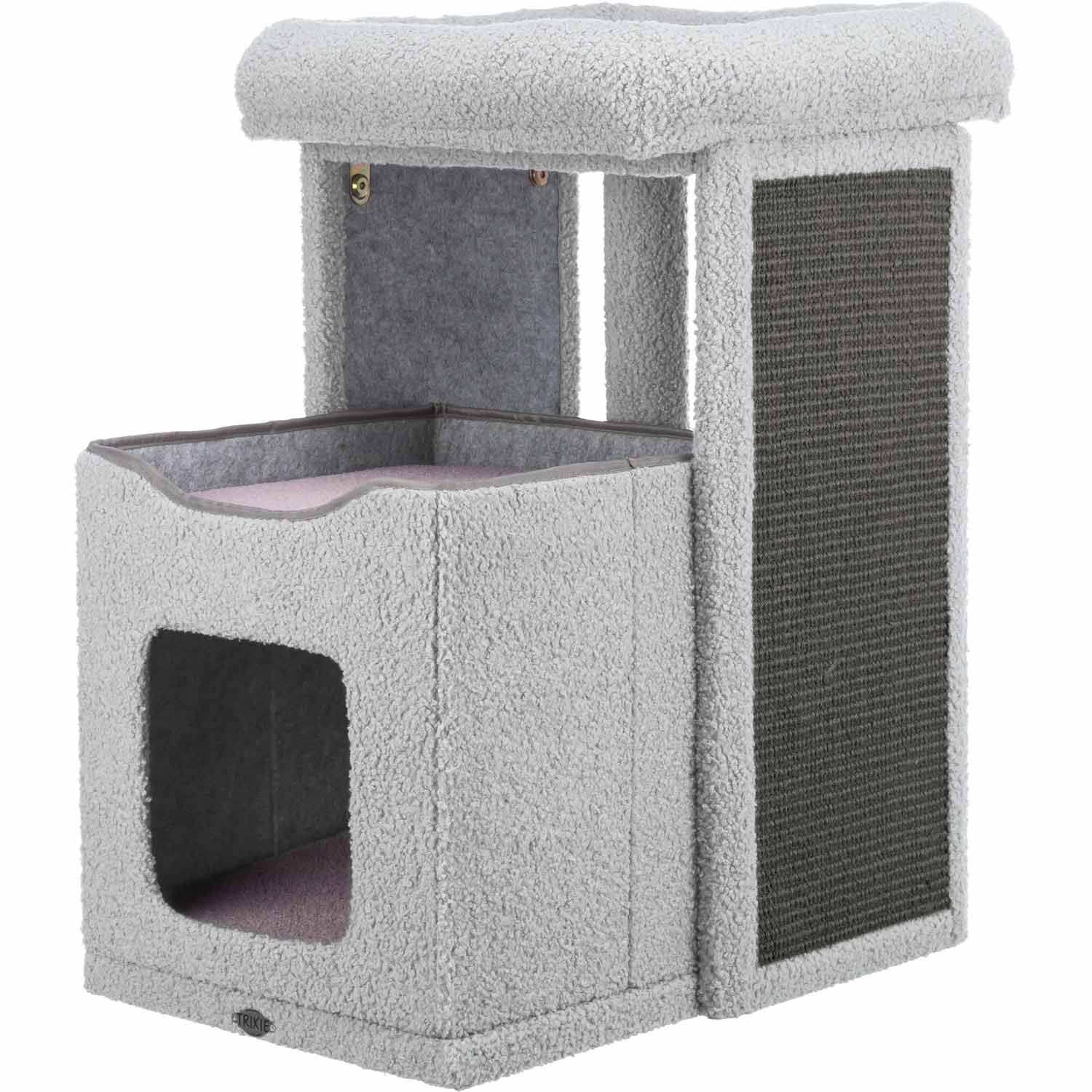 Junior Poste Rascador Carlita, gris/lila, 63 cm