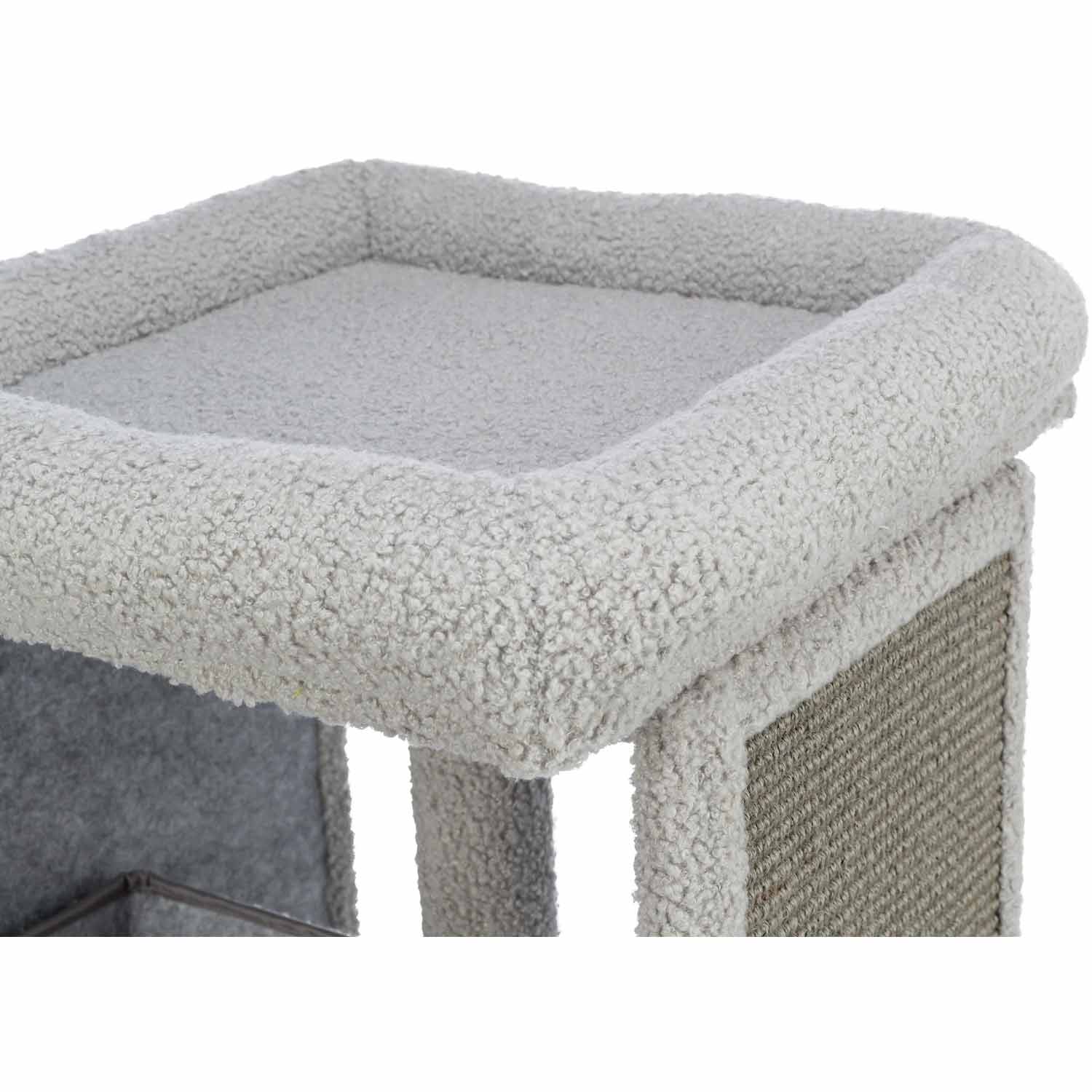 Junior Poste Rascador Carlita, gris/lila, 63 cm