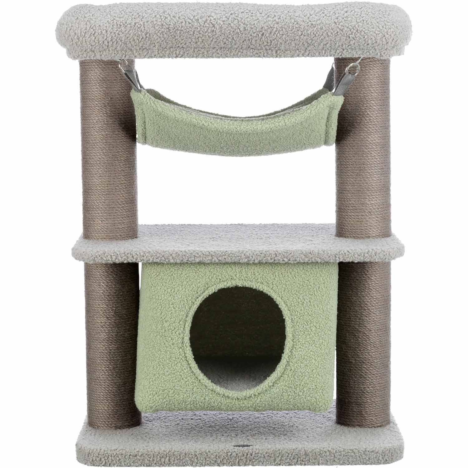 Junior Poste Rascador Lunito, gris/menta, 71 cm