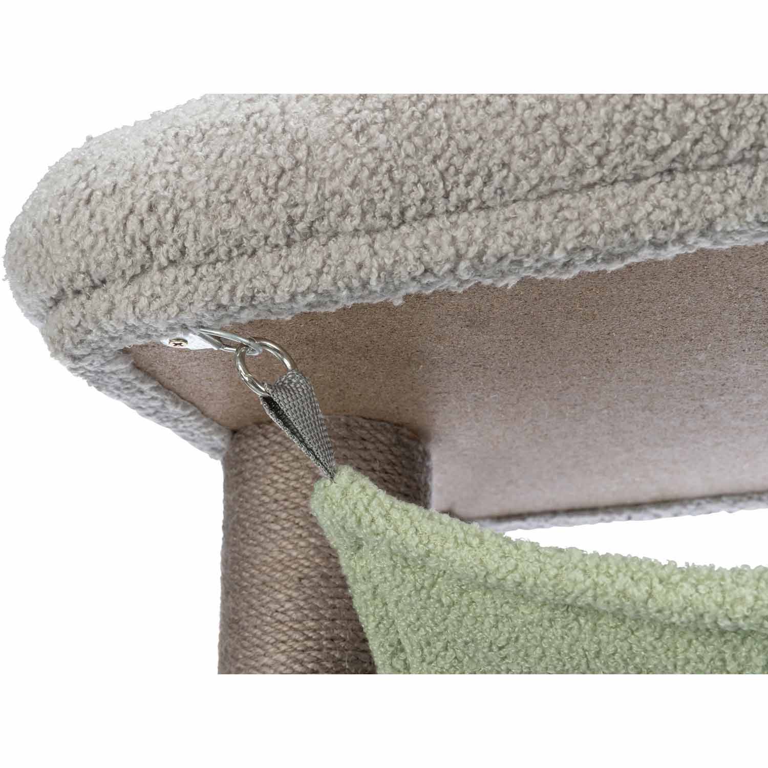 Junior Poste Rascador Lunito, gris/menta, 71 cm