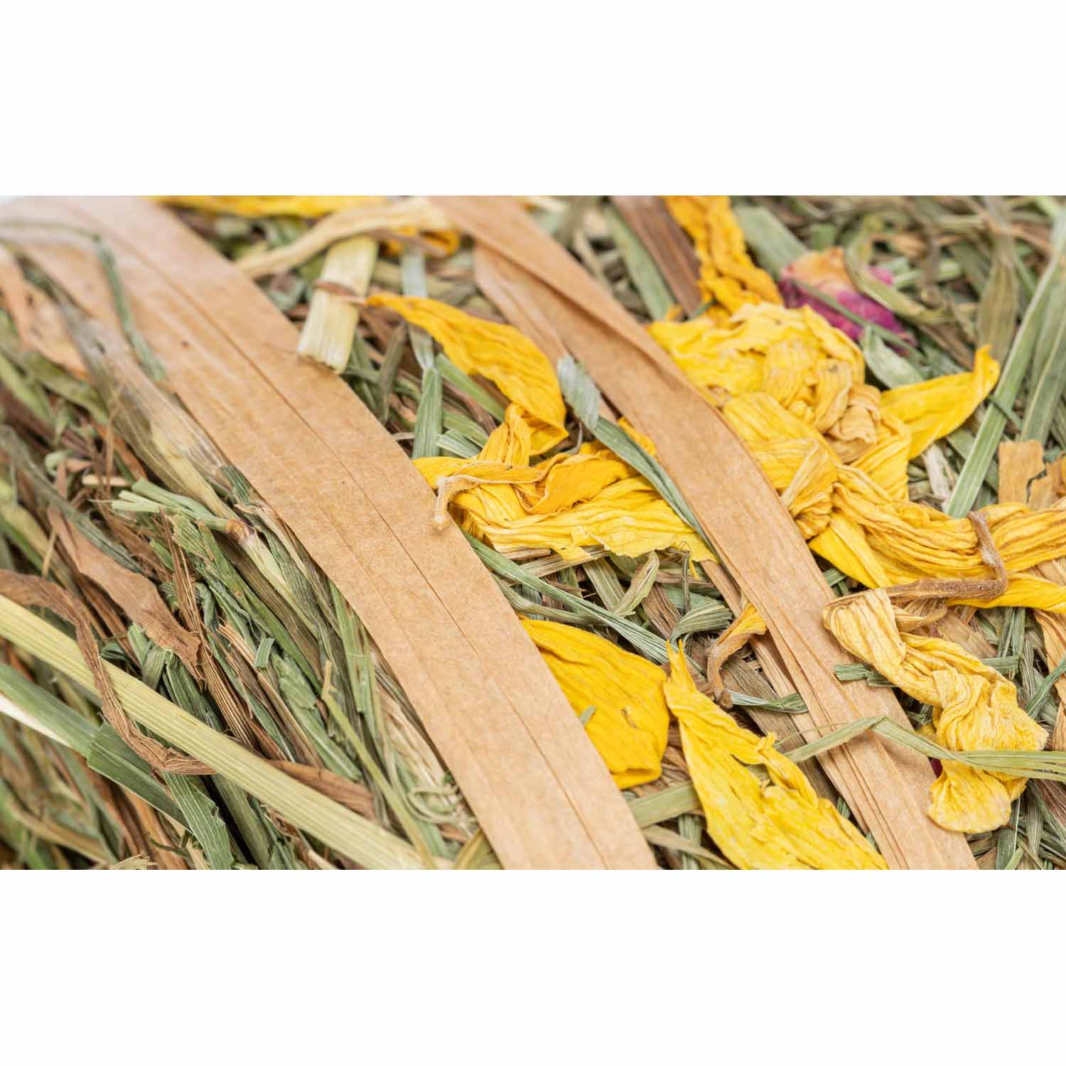 Rollo de heno con flores, 500 g
