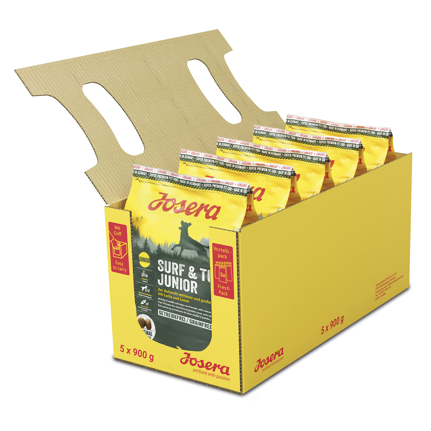 Muestra Perro Surf & Turf Junior, JOSERA, 90g