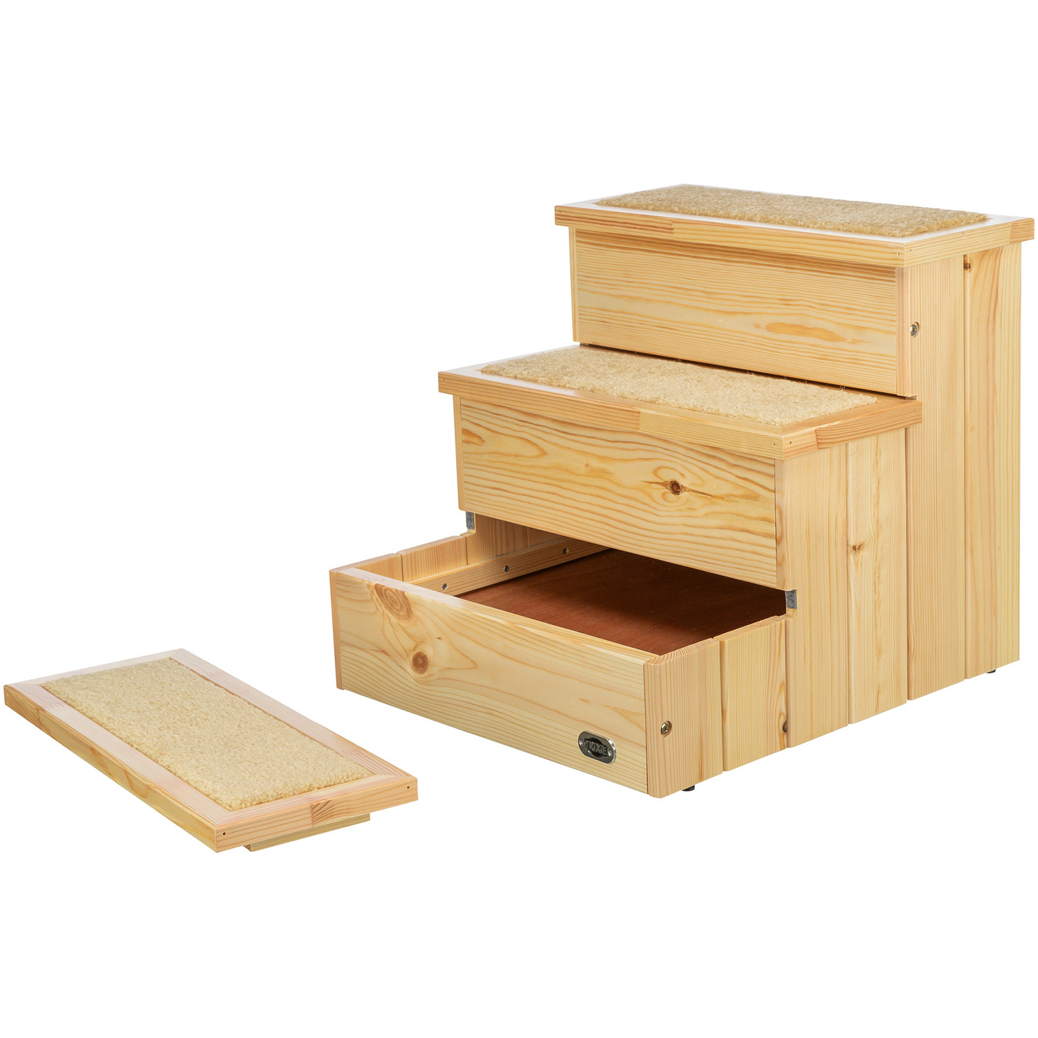 Escalera Madera, Haya, 40 x 38 x 45 cm