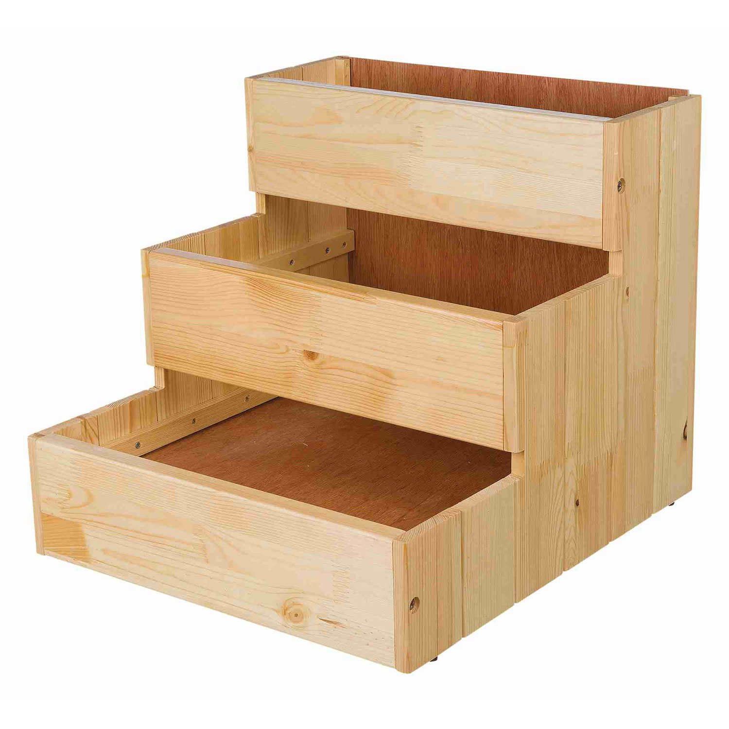 Escalera Madera, Haya, 40 x 38 x 45 cm