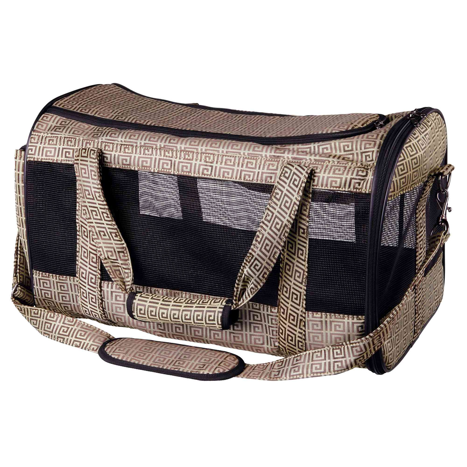 Bolsa Malinda, Nylon, 27 x 30 x 50 cm, Bronce