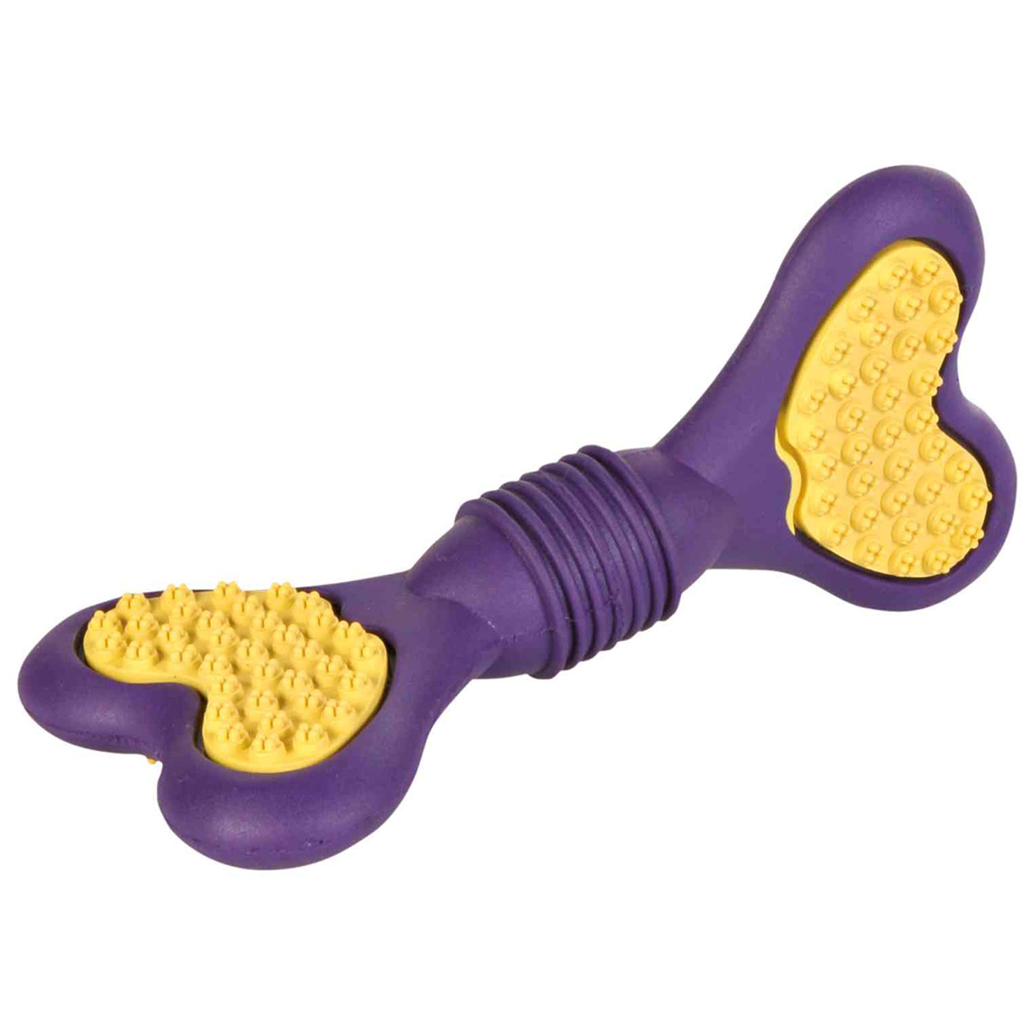 Hueso Caucho Natural, 15 cm