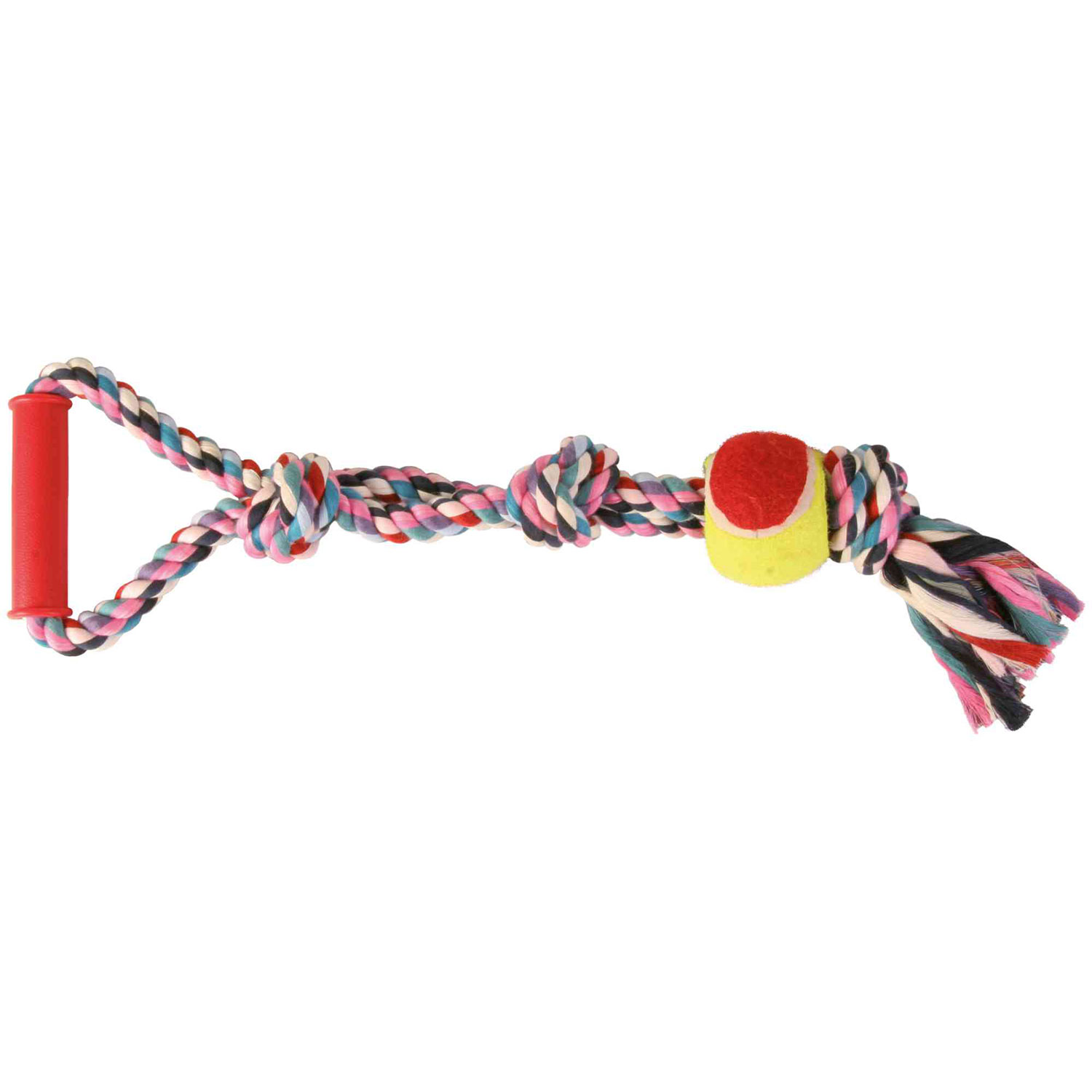 Cuerda de Juego con Pelota Tenis, 50 cm, ø6 cm