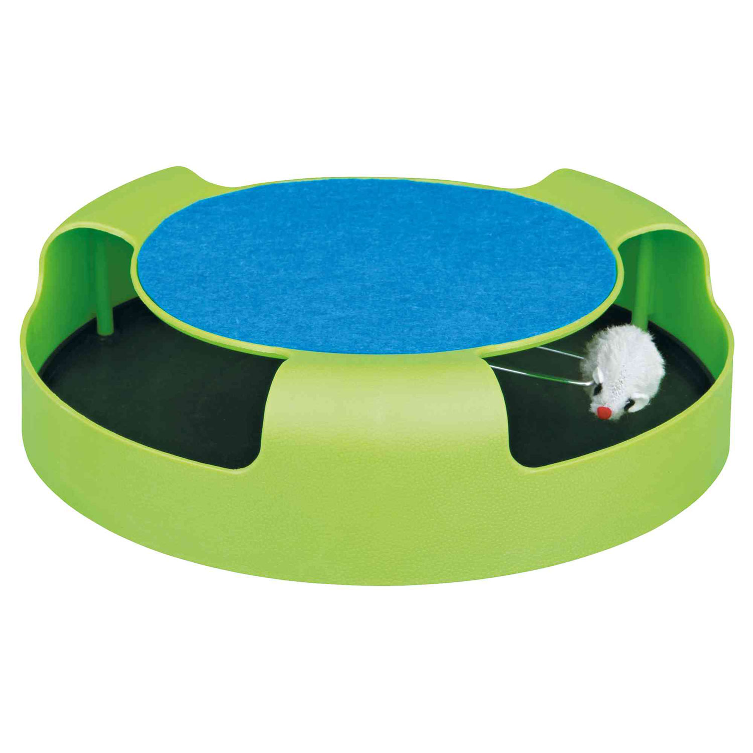 Plato Coge el Ratón, Ratón Peluche, ø25 x 6 cm