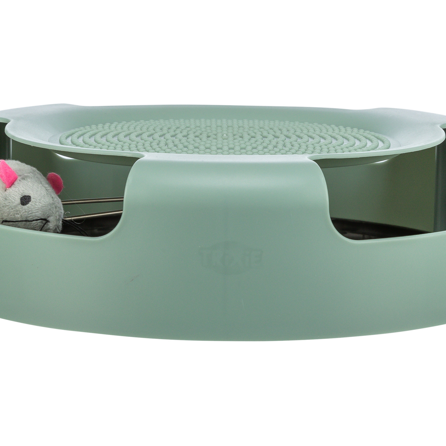 Plato Coge el Ratón, Ratón Peluche, ø25 x 6 cm