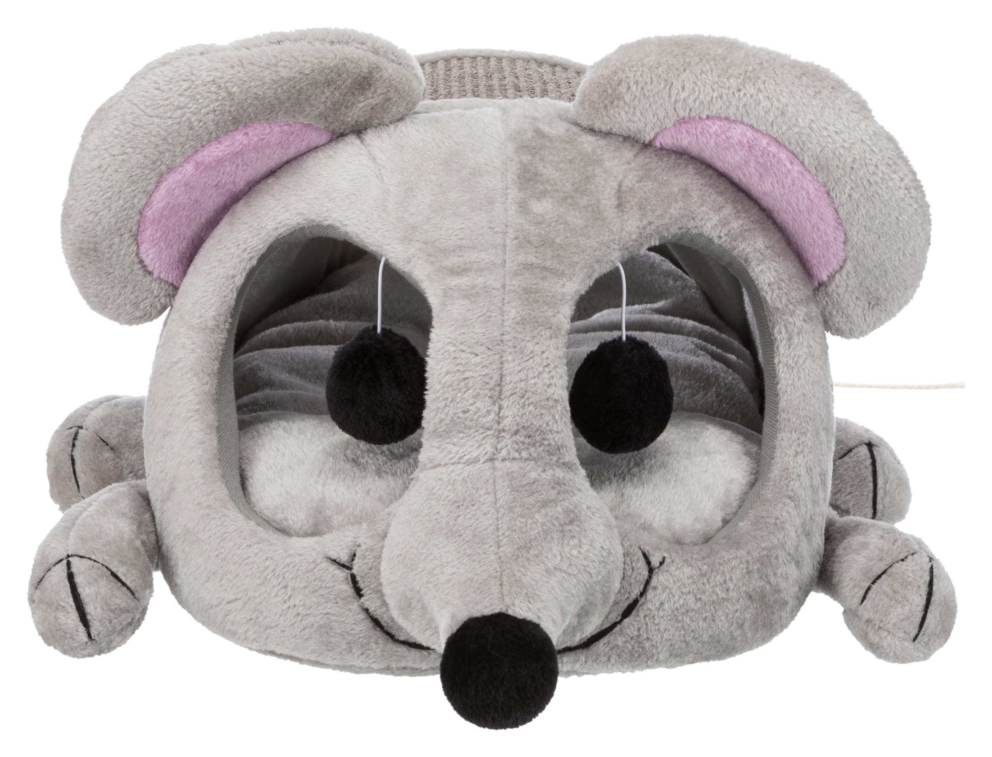Cueva suave Lukas JUNIOR, 35 × 33 × 65 cm, Gris Claro/Gris