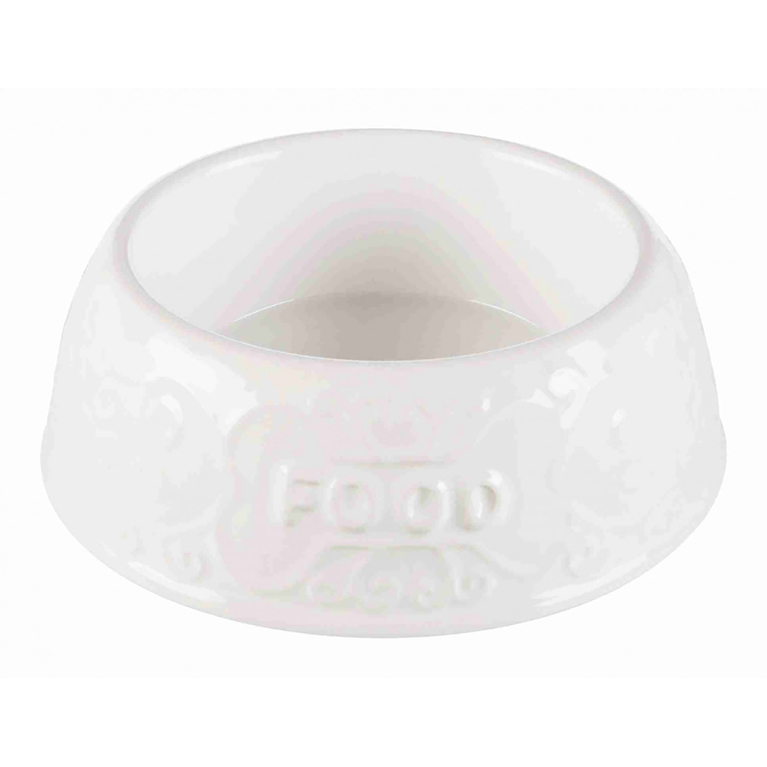 Comedero Cerámico, 0.6 l/ ø21 cm, Blanco