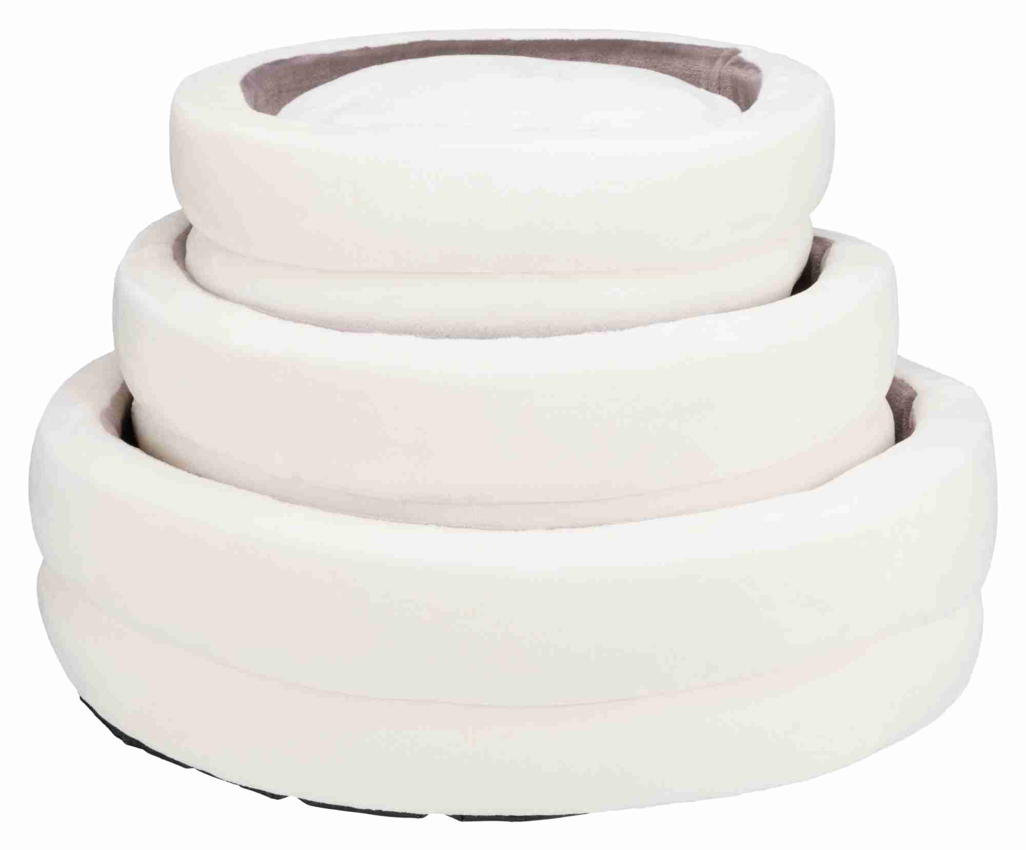 Cama Levi, ø45 cm, Crema-Gris