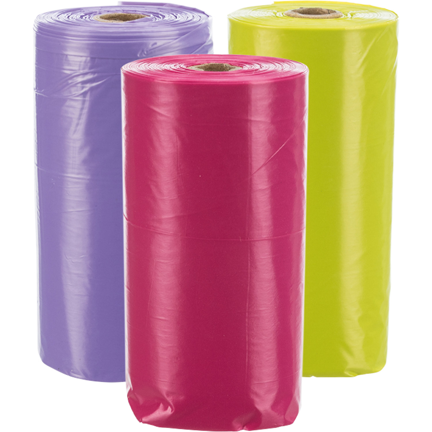 4 Rollos de 20 Bolsas con Aroma Limón, M, Amarillo