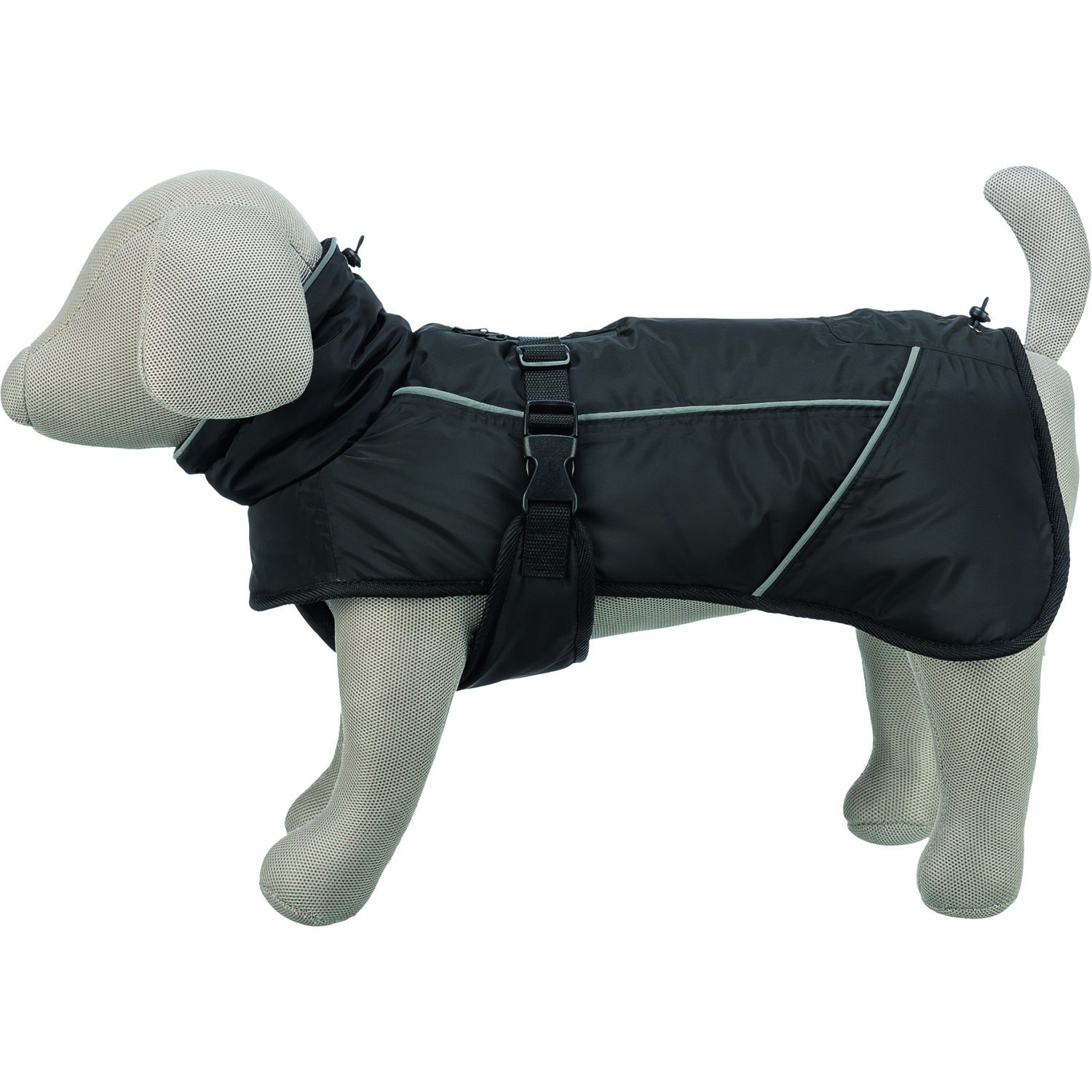 Abrigo de invierno Brizon, XS, 30 cm, Negro