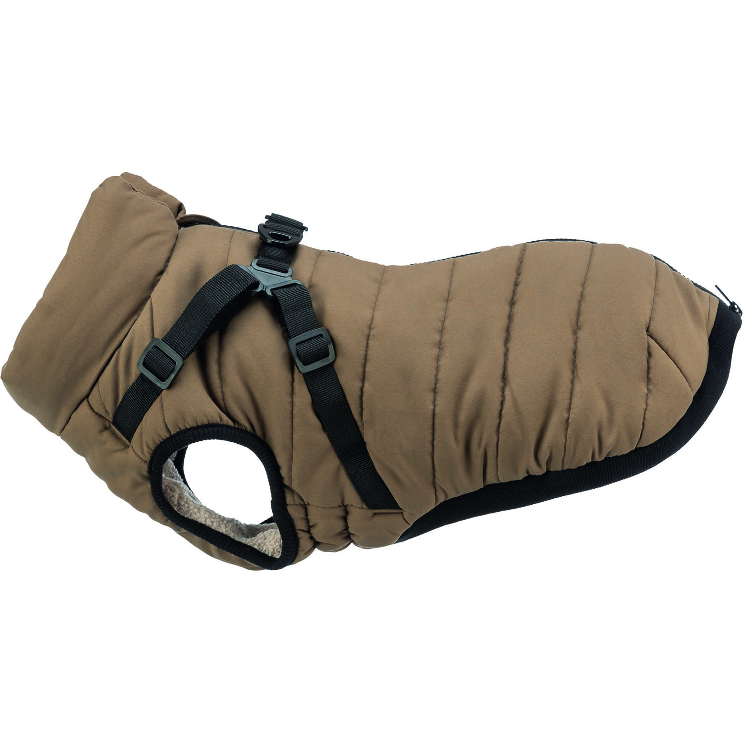 Abrigo con arnés de invierno Pirou, XXS, 24 cm, Arena