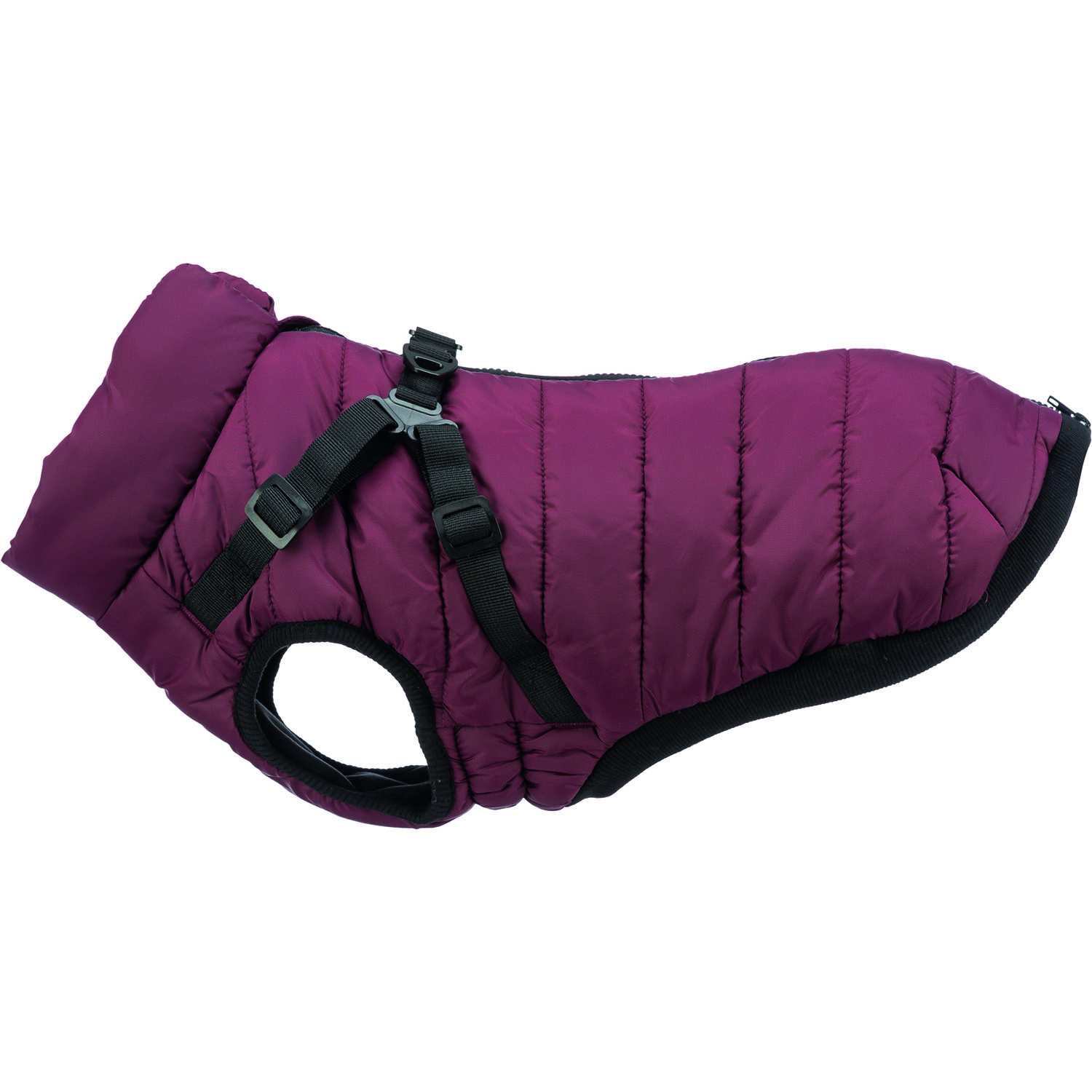 Abrigo con arnés de invierno Pirou, XXS, 24 cm, Granate