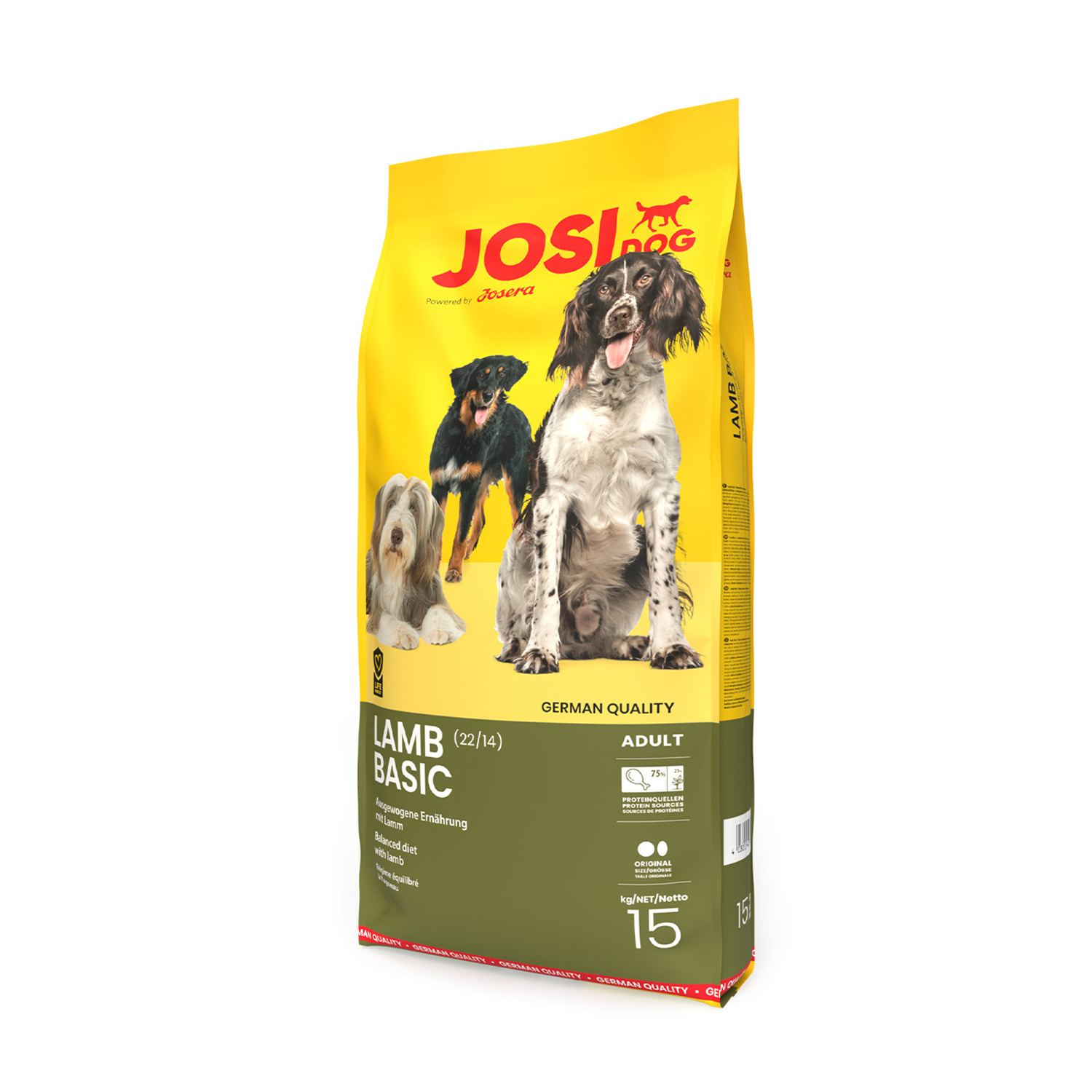 Saco Perro Cordero Basic, JOSIDOG, 15 kg