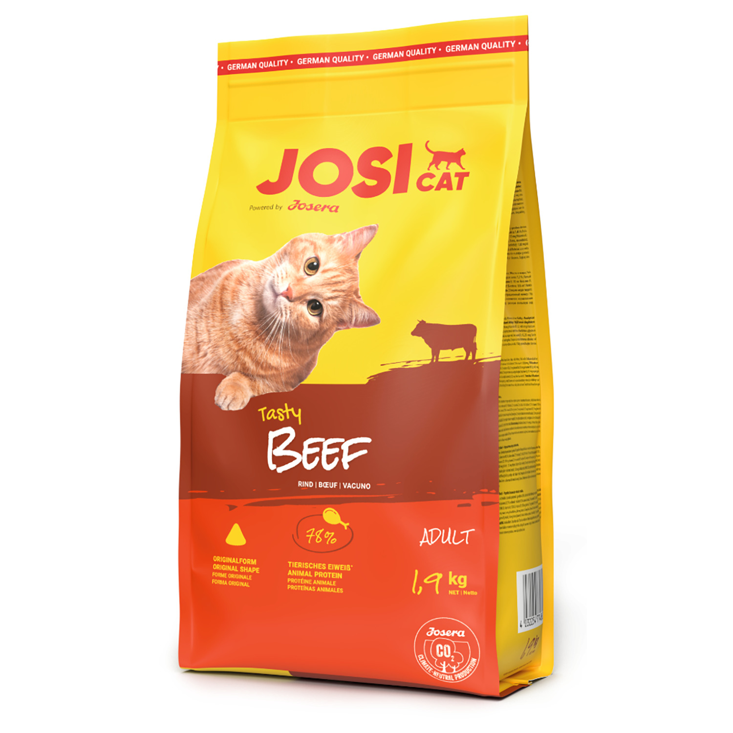 Saco gato Sabrosa Ternera, JOSICAT, 1,9kg