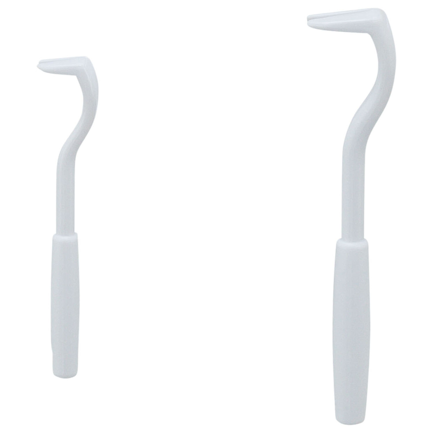 Quitagarrapas, 2 piezas, 6-4,5 cm,  Turquesa