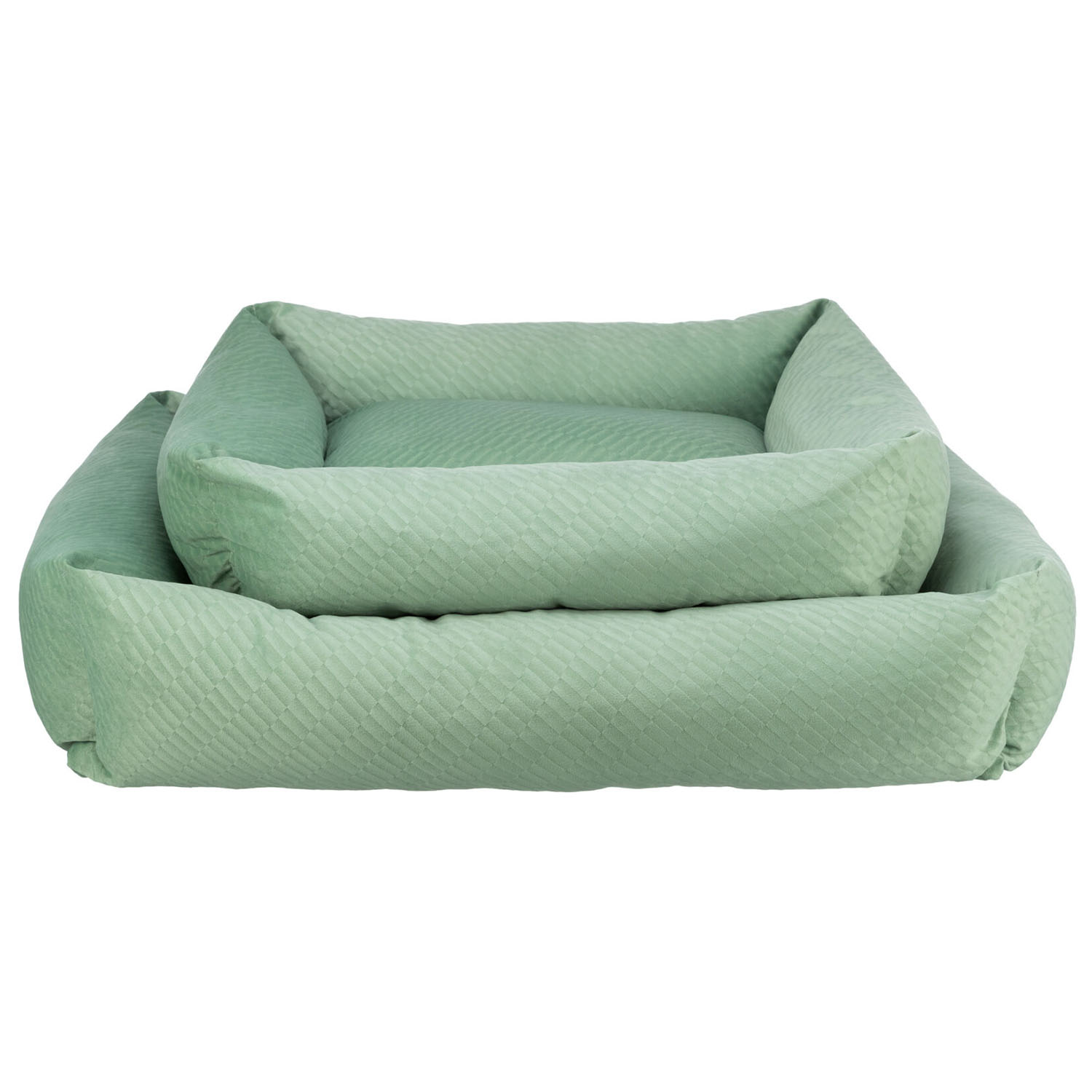 Cama Alena, cuadrada, 60 × 50 cm, Salvia