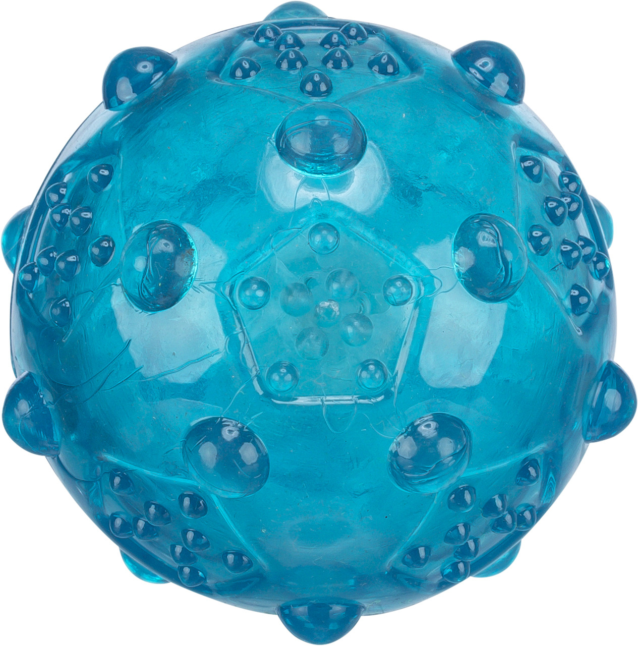 Pelota, Caucho Termoplástico ø8 cm, azul petróleo